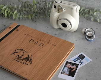 Cadeau personnalisé pour la fête des pères, Aventures avec papa, Cadeaux personnalisés pour papa de la fille Cadeau des enfants Album pour papa Cadeau de fête des pères