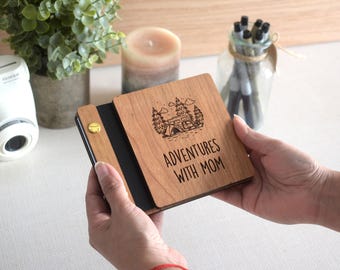 Mini Adventures with Mom Photo Album, Personalized First Mothers Day Gift, Custom Photo Print Book, Gift For Mom From Kid