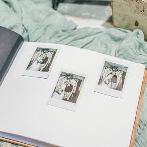 Libro degli ospiti personalizzato per la Quinceañera con disegno floreale inciso / Libro fotografico / Album / Regalo per il suo compleanno immagine 9