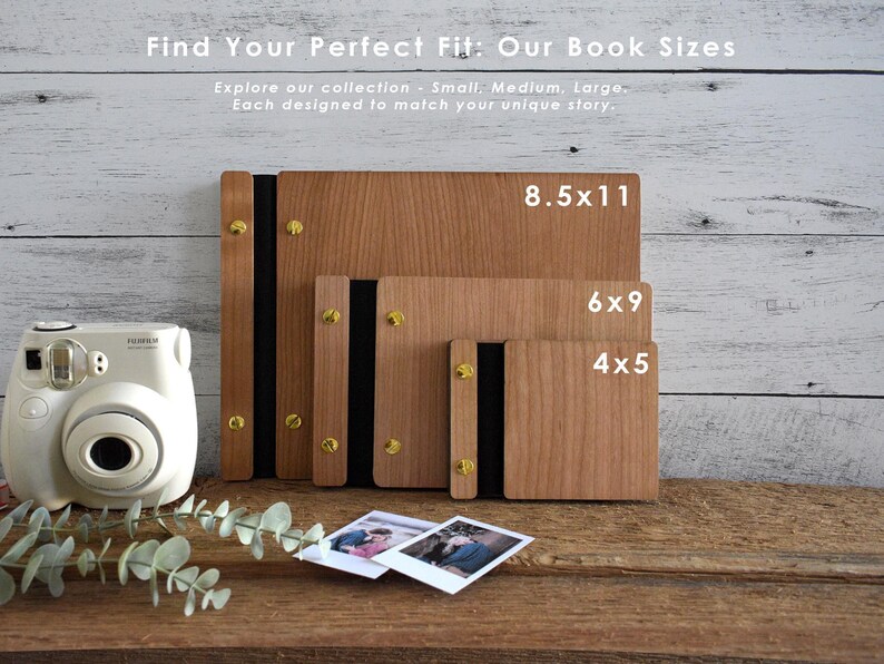 Letters To Mom Journal, Personalized Mothers Day Gift, Wooden Photo Album, Birthday Gift for Mom, Scrapbook for Mom, Memory Journal Keepsake image 4