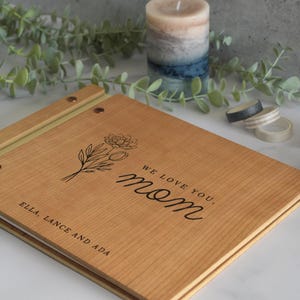 Muttertagsgeschenk: Fotoalbum für Mama oder Oma, Jahrestagsgeschenk für Paare, personalisiertes Geschenk für sie Bild 7