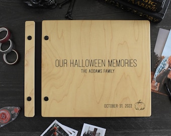 Halloween Memory Book, Scrapbook, Family Photo Album