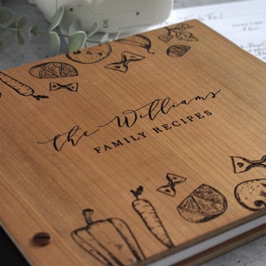 Recipe Book Binder, Bridal Shower Gift for Her, Personalized Gifts for Mom, Custom Cookbook, Birthday Gift For Mom, Mother, Family Cook book