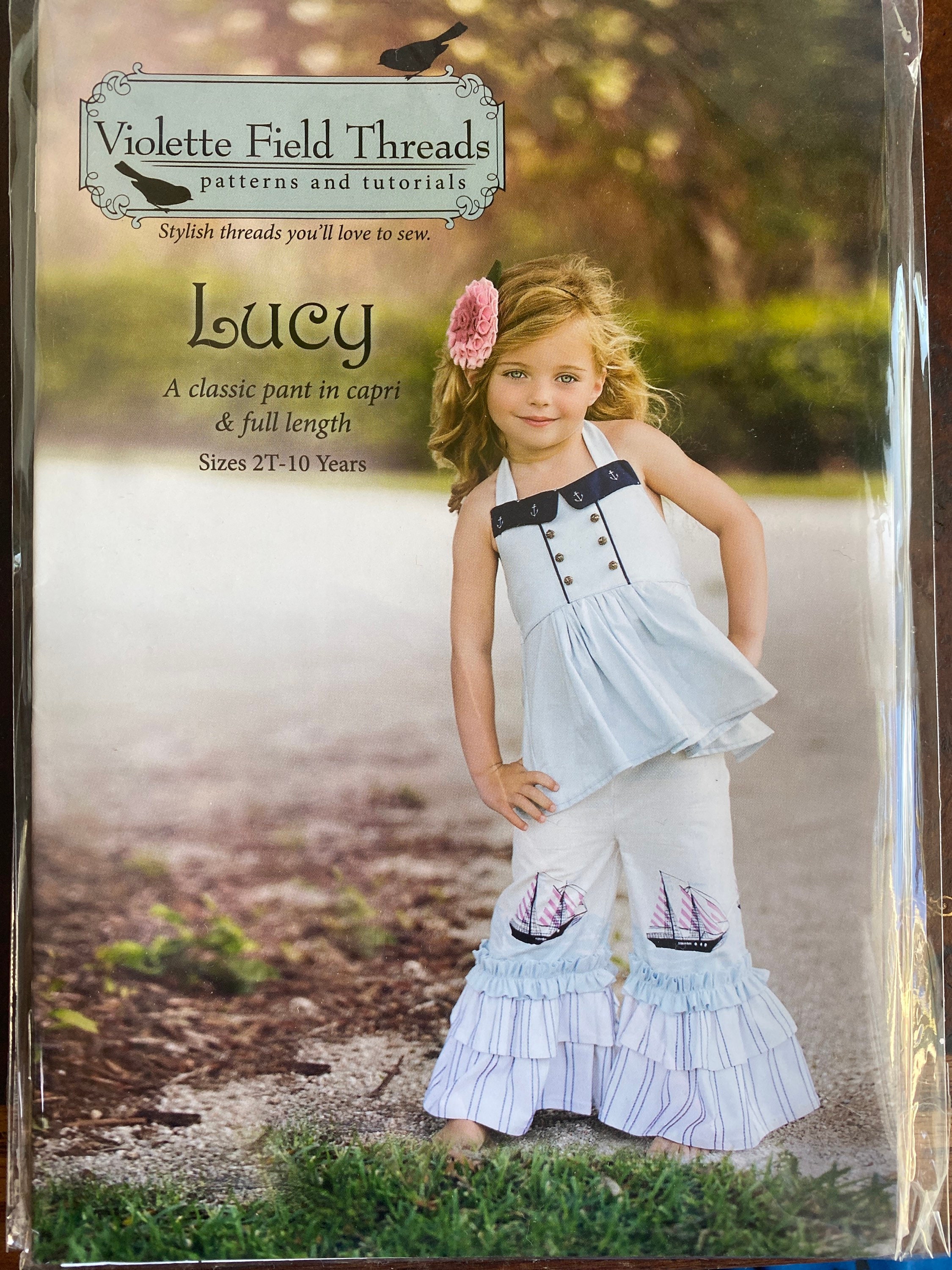 Lucy Classic Pant in Capri and Full Length Sizes 2T 10 Years 