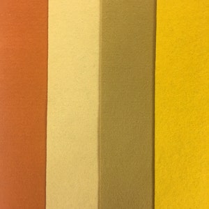 Shades of Orange 2 -Holland Felt