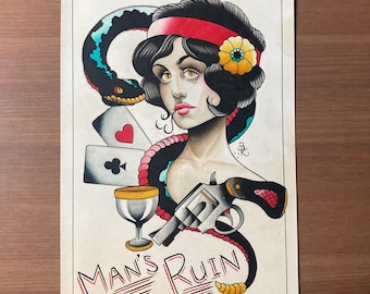 Double Man's Ruin, Orignal Paintings, two pieces