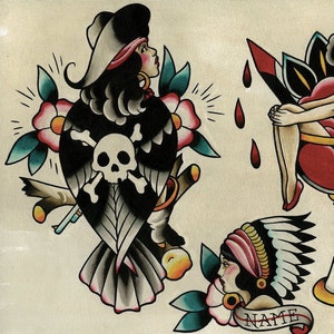 The Cut-Ups: Tattoo Flash from the Third Mind, by Brian Kelly image 5