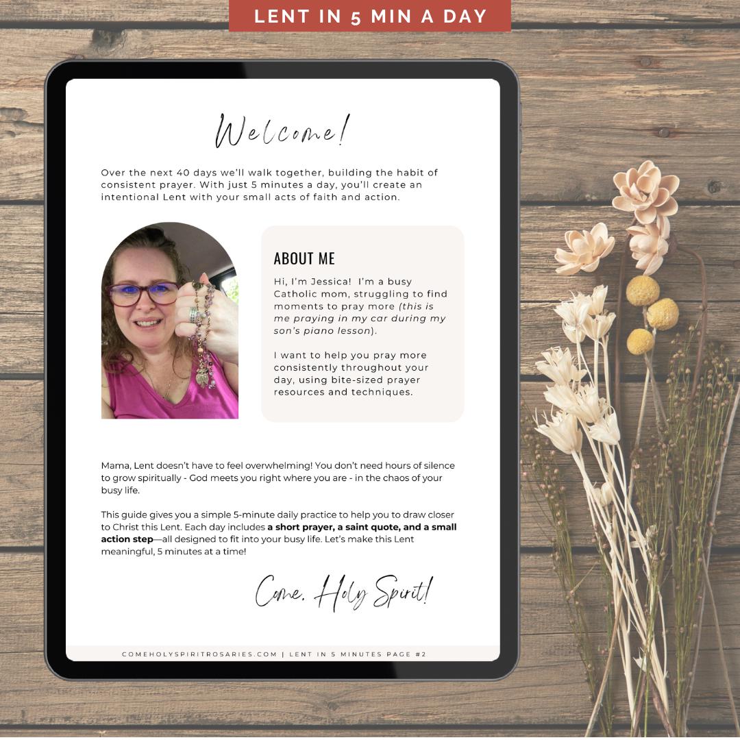 Lent in 5 Minutes a Day Devotional Guide 2026 - A Simple Prayer Guide ...