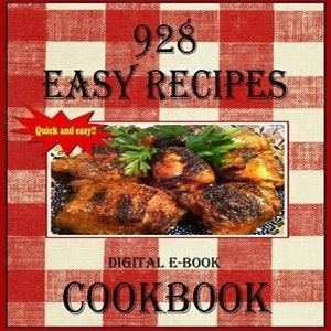 928 Easy Recipes PDF E-Book Cookbook Instant Digital Download