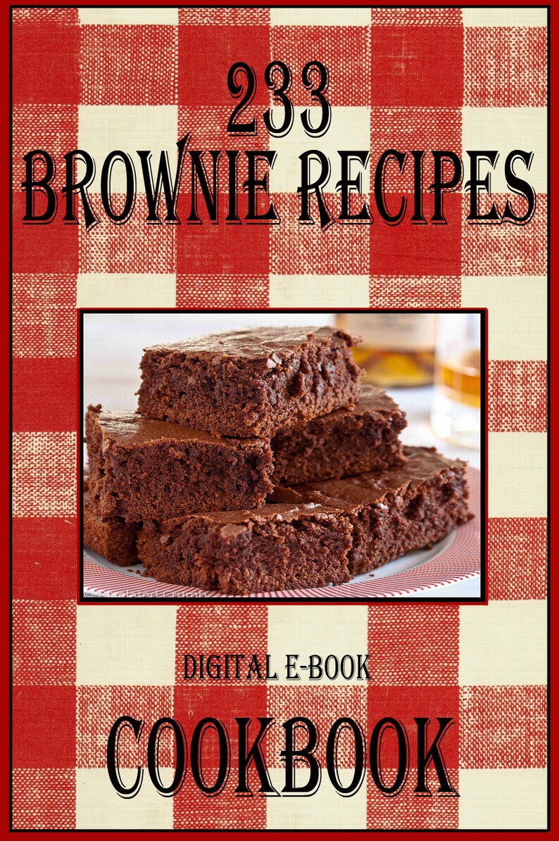 233 Brownie Recipes EBook Cookbook Digital Download Etsy