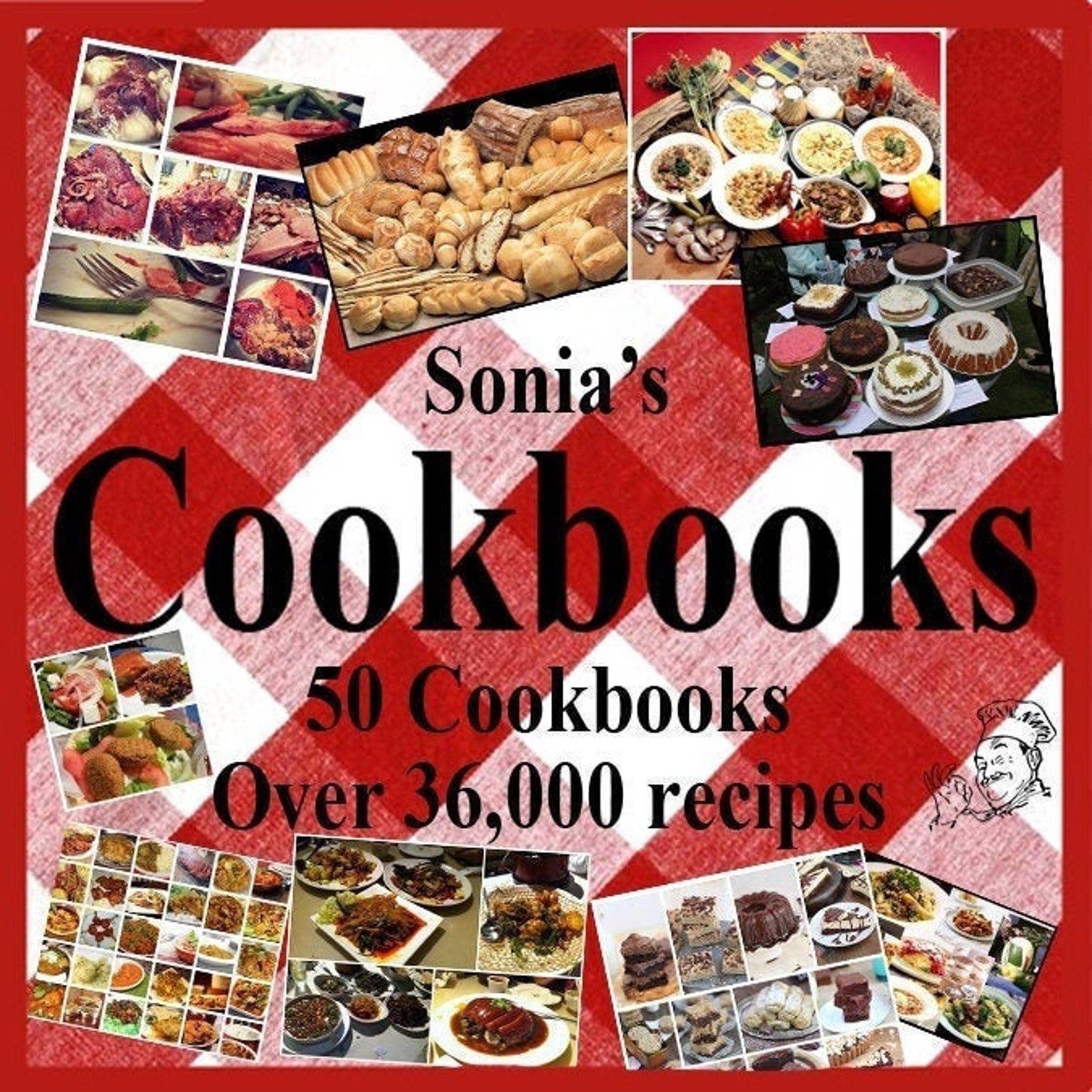 Sonia's 50 Greatest Cookbooks Of All Time. Over 36000 Etsy
