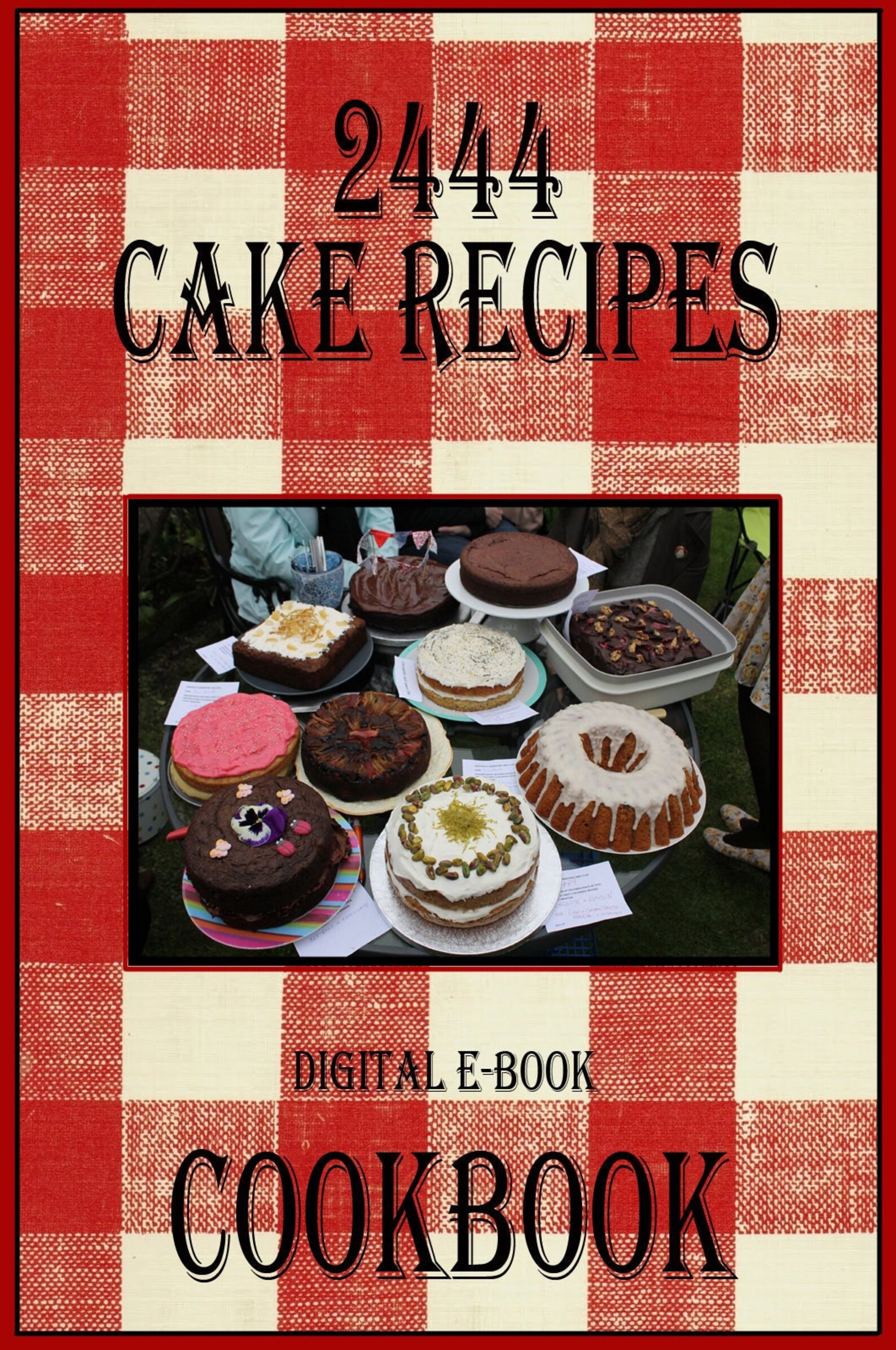 2444 Cake Recipes PDF E book Cookbook Instant Digital Download Etsy