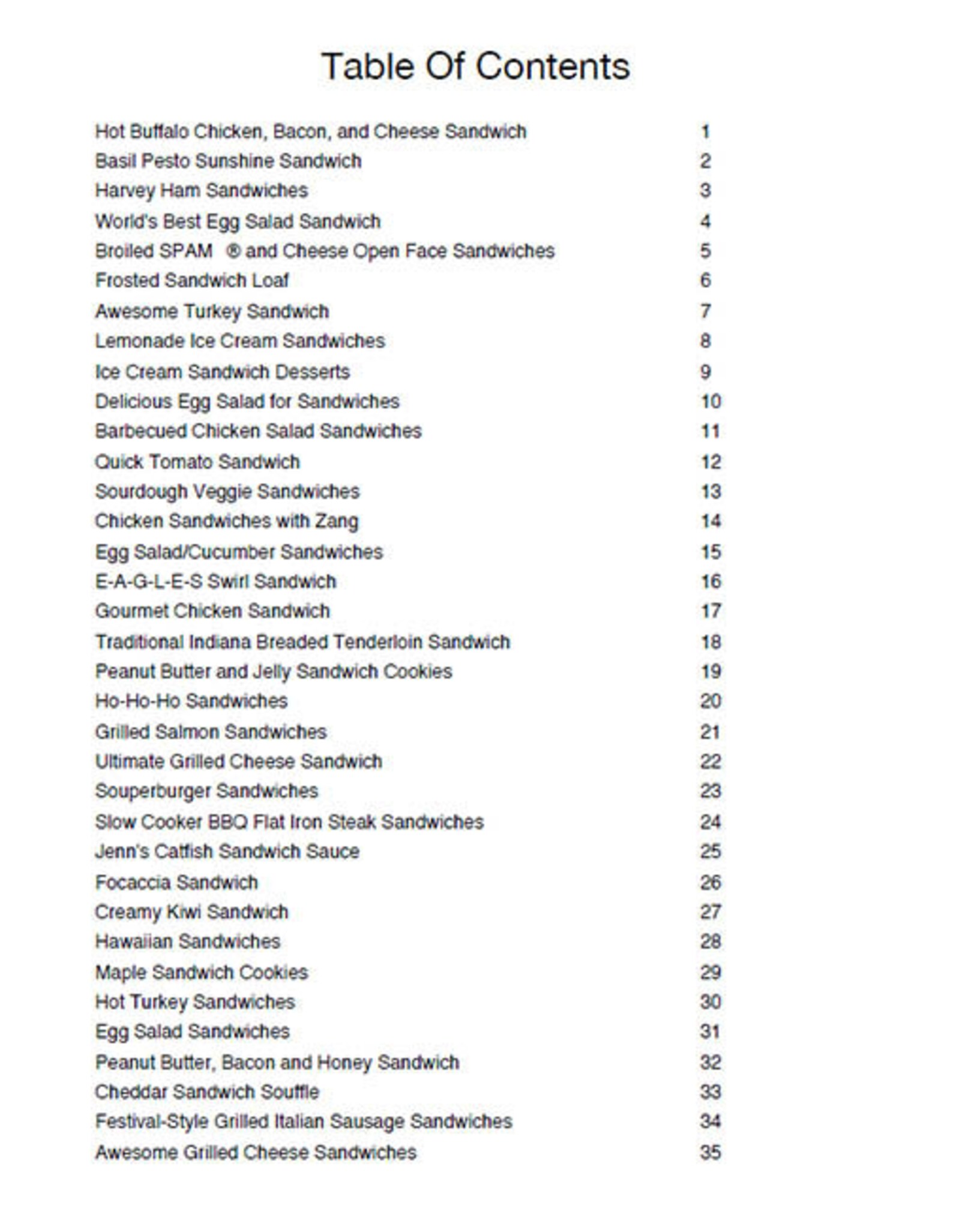 497 Sandwich Recipes PDF Ebook Cookbook Instant Digital Download Etsy