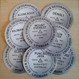 Seven Summits Magnets