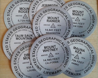 US Highpoints Magnets