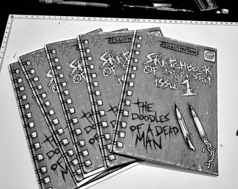 Sketchbook of stupid s**t issue 1. A zine filled with dumb doodles
