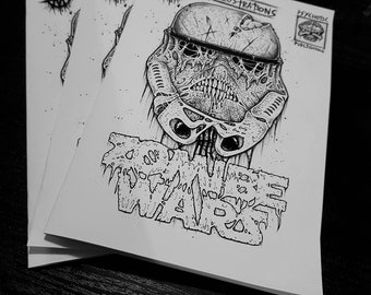 ZOMBIE WARS: star wars is dead!! Art zine