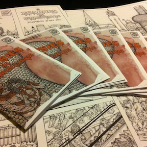 Zombies in Birmingham art book by ayillustrations