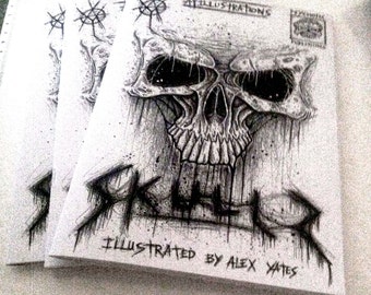 Libro de arte / revista de terror SKULLZ