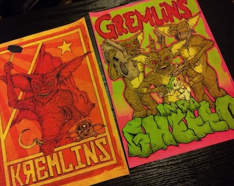 gremlins prints DOUBLE FEATURE