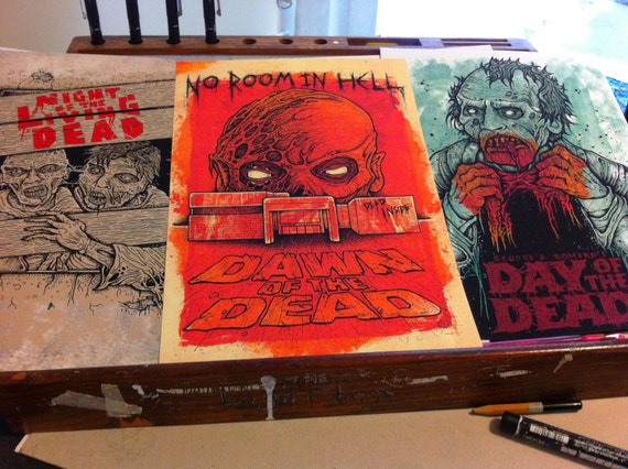 Living Dead Trilogy In Colour Etsy