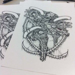 alien versus predator art prints image 2
