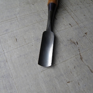 18mm Maru Nomi Japanese Gouge Chisel Woodworking Tool 80s Very Good Condition