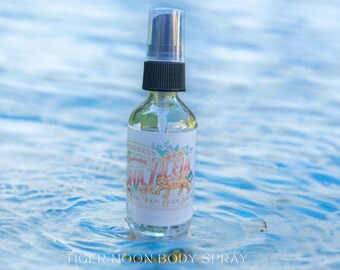 Essential Oil Blend For Menopause Support, Aromatherapy Body Spray, Tiger Moon Body Spray Mist, Self-Care Routine, Anxiety and Mood Support