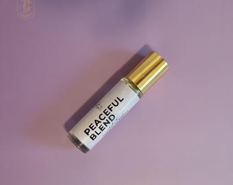 Essential Oil Perfume for Women, Peaceful Blend Roller Bottle, Aromatherapy Natural Perfume, Roll On Perfume, Aromatherapy Gift For Her