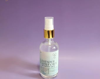 Lavender Chamomile Room + Linen Spray, Natural Self-care Fragrance Spray, Home Air Freshener, Relaxation Essential Oil, Aromatherapy Blend