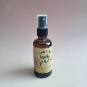 Christmas Tree Essential Oil Room Spray, Woodland Spice Essential Oil Blend, Christmas Diffuser Spray, Holiday Air Freshener, Holiday Spice