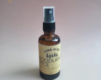 Christmas Tree Essential Oil Room Spray, Woodland Spice Essential Oil Blend, Christmas Diffuser Spray, Holiday Air Freshener, Holiday Spice