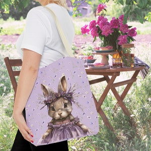 Lavender Bunny shoulder bag