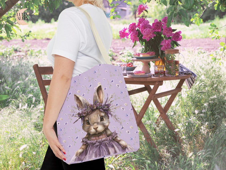 Lavender Bunny shoulder bag