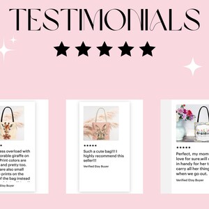 Luna Aleia tote bag testimonials