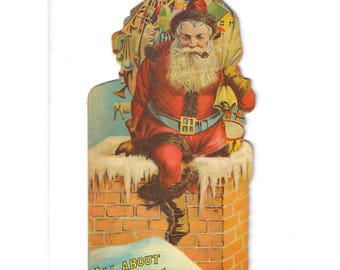 All About Santa Claus Replica of the Antique Original 1960 Merrimack Publishing
