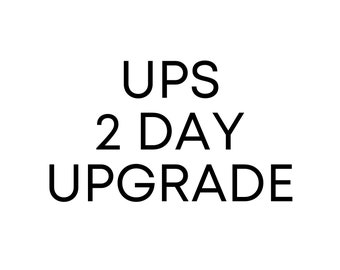 UPS 2 Day Shipping Upgrade