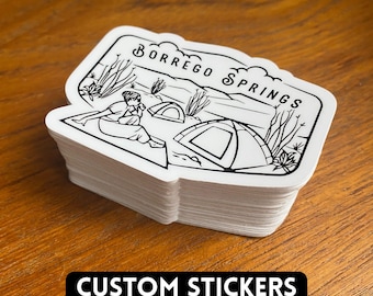 Custom Cut Vinyl Stickers With Your Own Design
