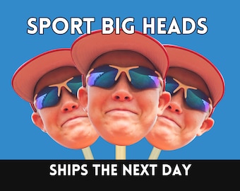 Sports Team Big Head Cutout: Athlete Fan Gift
