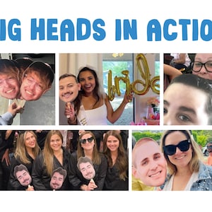 Take a look at our big heads in action.