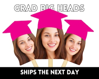 Custom Graduation Face on a Stick: Class of 2025 Keepsake