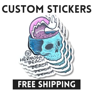 Custom Vinyl Stickers, Die Cut Stickers, Cut to Size Stickers, Ships Next Day, FAST SHIPPING, Free Proof Before Printing