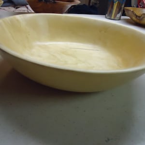 Hand Turned Bowl, Wood Bowl, LJ179- Crafted from Reclaimed Wood, Use Everyday or Display as Art