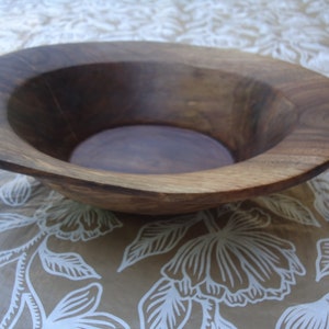 Hand Turned Bowl, Wood Bowl, LJ161- Crafted from Reclaimed Wood, Use Everyday or Display as Art