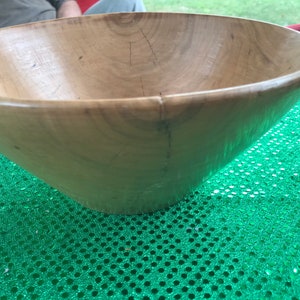 Hand Turned Bowl, Wood Bowl, LJ286- Crafted from Reclaimed Wood, Use Everyday or Display as Art