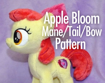 Apple Bloom Mane/Tail Sewing Pattern