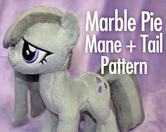 Marble Pie Mane + Tail Sewing Pattern