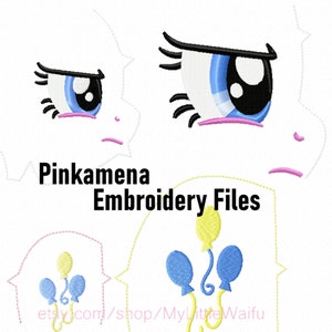 DIY Pinkamena Eye and Cutie Mark Beanie and Large Embriodery Machine Files