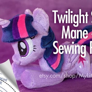 Twilight Sparkle Mane + Tail Sewing Pattern