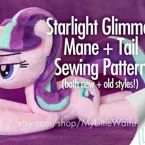 Starlight Glimmer Mane + Tail Sewing Pattern